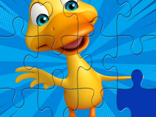 Joc de puzzle cu animale pentru copii