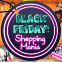 black friday shopping mania