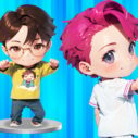 bts chibi claw machine