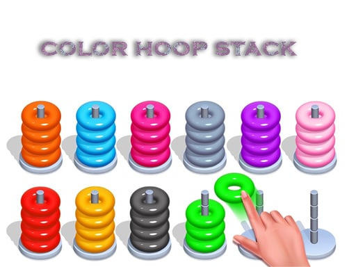 Color Hoop Stack – Sortare puzzle