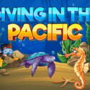 diving in the pacific