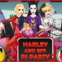 dress up game harley and bff pj party