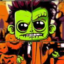 franky amp vampire halloween puzzle