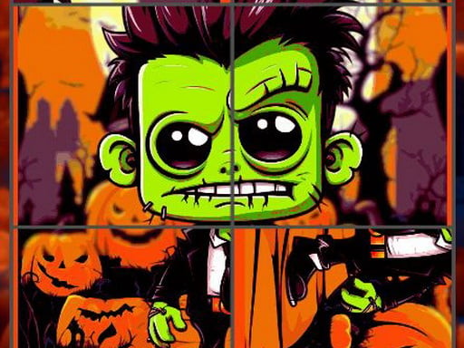 Puzzle de Halloween Franky & Vampire