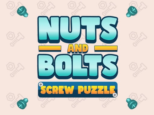Piulițe și șuruburi: Puzzle cu șuruburi