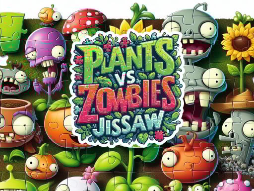 Jigsaw Plants vs Zombies