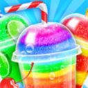 rainbow frozen slushy truck summer desserts