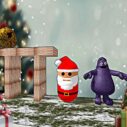 santa claus meet grimace