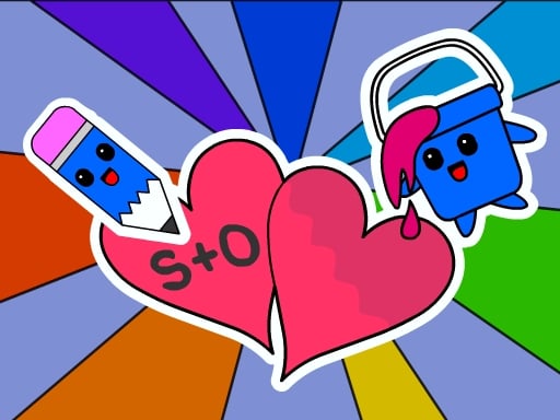 Cartea de colorat Valentine