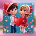 valentine couple jigsaw puzzle