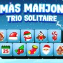 xmas mahjong trio solitaire