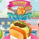 yummy toast cooking game