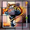 animal tiger memory match