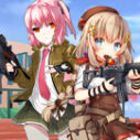 anime girl shooting