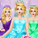 frozen wedding dress up